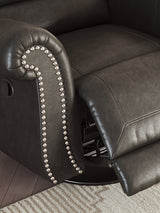 Chasemore Granite Swivel Glider Recliner by Ashley at Eve Furniture