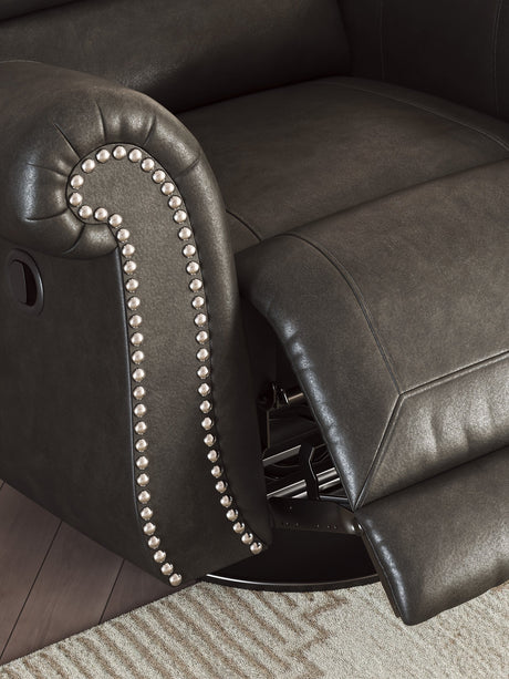 Chasemore Granite Swivel Glider Recliner by Ashley at Eve Furniture
