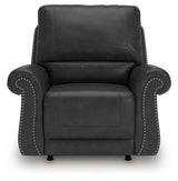 Chasemore Granite Swivel Glider Recliner by Ashley at Eve Furniture