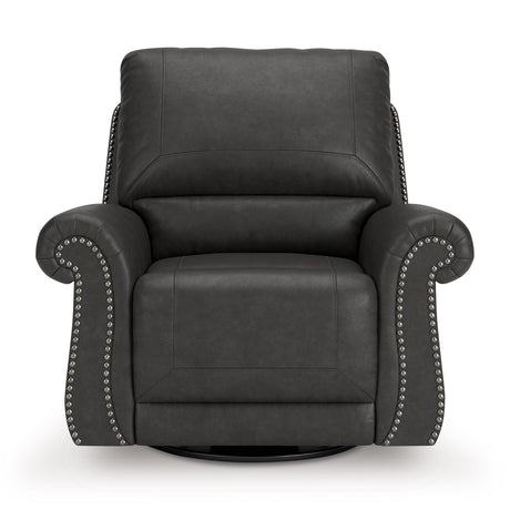 Chasemore Granite Swivel Glider Recliner by Ashley at Eve Furniture