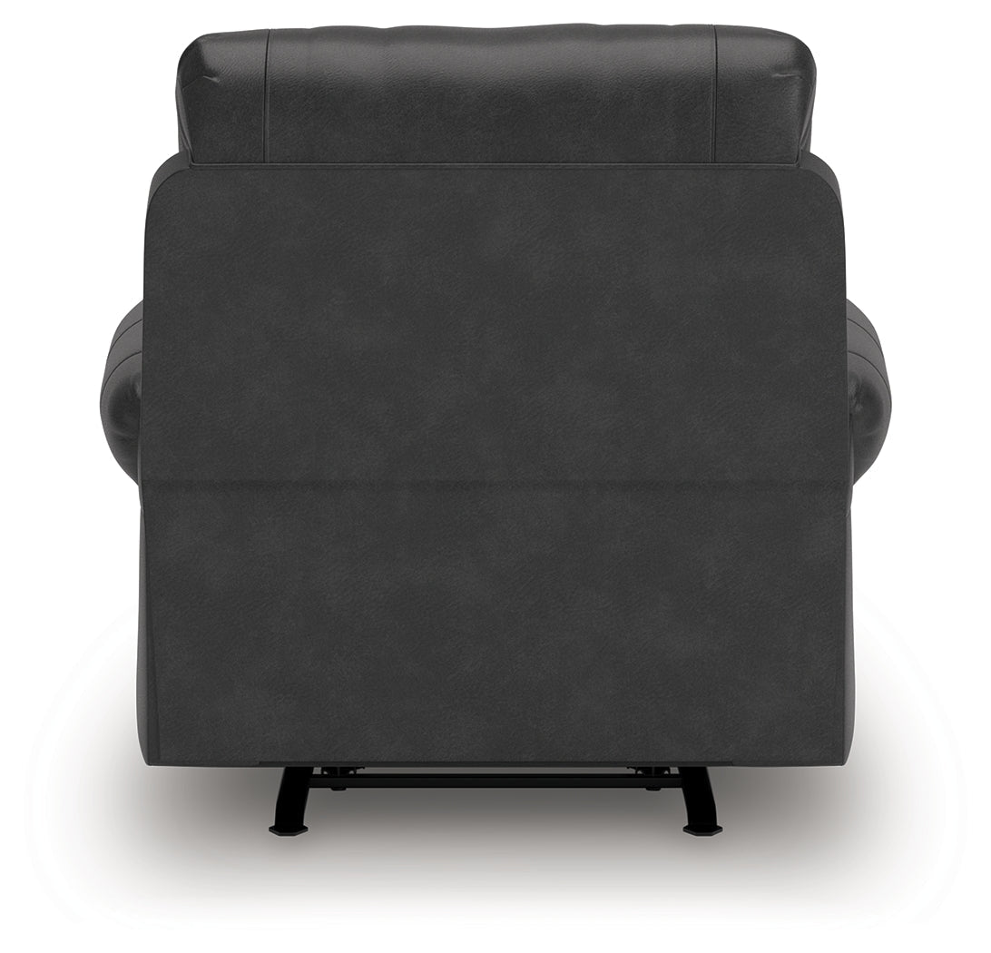 Chasemore Granite Swivel Glider Recliner by Ashley at Eve Furniture
