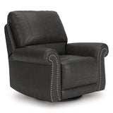 Chasemore Granite Swivel Glider Recliner by Ashley at Eve Furniture
