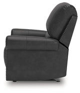 Chasemore Granite Swivel Glider Recliner by Ashley at Eve Furniture