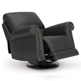 Chasemore Granite Swivel Glider Recliner by Ashley at Eve Furniture