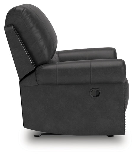 Chasemore Granite Swivel Glider Recliner by Ashley at Eve Furniture