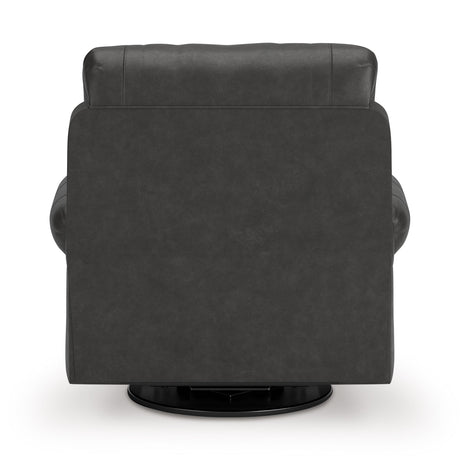Chasemore Granite Swivel Glider Recliner by Ashley at Eve Furniture