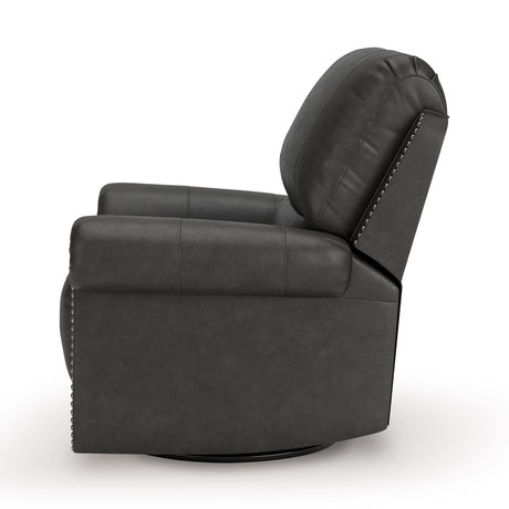 Chasemore Granite Swivel Glider Recliner by Ashley at Eve Furniture