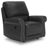 Chasemore Granite Swivel Glider Recliner by Ashley at Eve Furniture