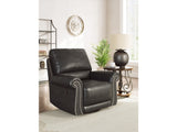 Chasemore Granite Swivel Glider Recliner by Ashley at Eve Furniture