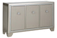 Chaseton Champagne Accent Cabinet by Ashley at Eve Furniture