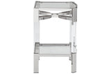 Chaseton Clear/Silver Finish Accent Table by Ashley at Eve Furniture
