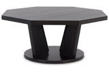 Chasinfield Dark Brown Coffee Table and 2 End Tables by Ashley at Eve Furniture