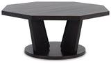 Chasinfield Dark Brown Coffee Table by Ashley at Eve Furniture