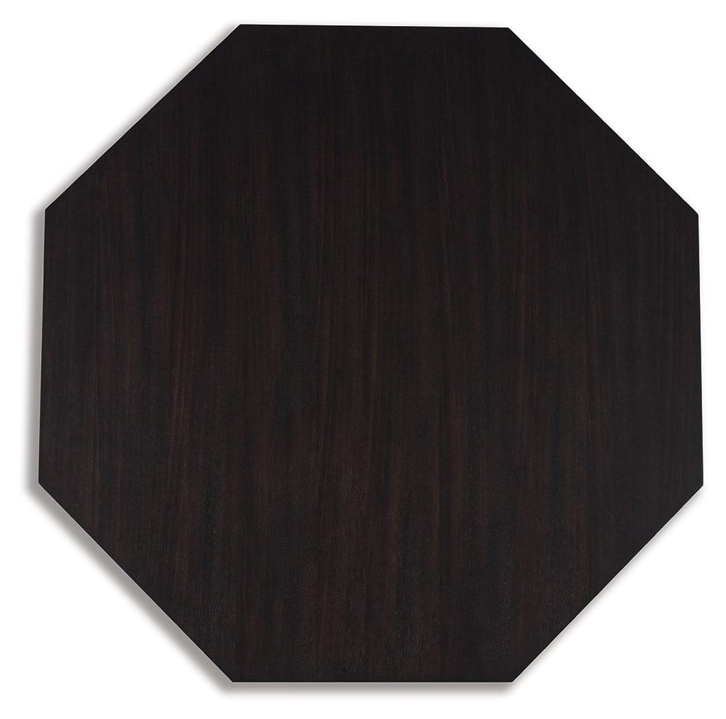 Chasinfield Dark Brown Coffee Table by Ashley at Eve Furniture