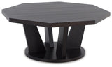 Chasinfield Dark Brown Coffee Table by Ashley at Eve Furniture