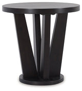 CHASINFIELD Dark Brown End Table