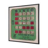 Chasing Numbers I Bingo Card by Mercana Studio a Hand Embellished Textured Framed Canvas by Mercana at Eve Furniture