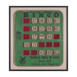Chasing Numbers I Bingo Card by Mercana Studio a Hand Embellished Textured Framed Canvas by Mercana at Eve Furniture