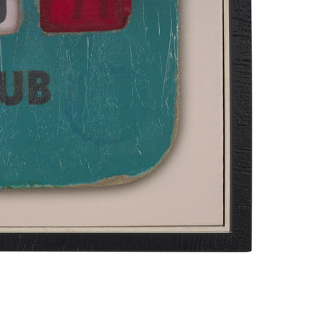 Chasing Numbers II Bingo Card by Mercana Studio a Hand Embellished Textured Framed Canvas by Mercana at Eve Furniture