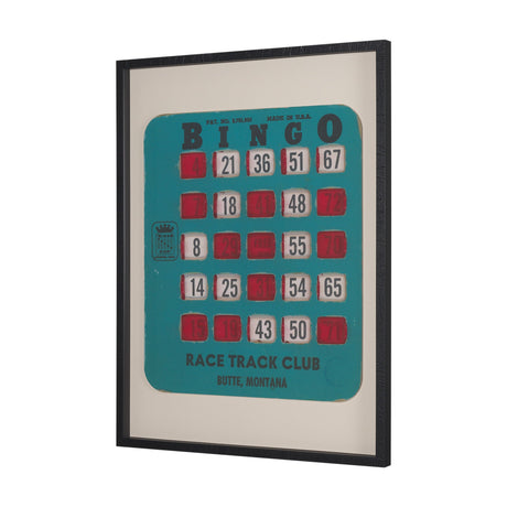 Chasing Numbers II by Zap Studio a Framed Art Print Matted under Glass by Mercana at Eve Furniture