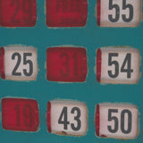 Chasing Numbers II by Zap Studio a Framed Art Print Matted under Glass by Mercana at Eve Furniture