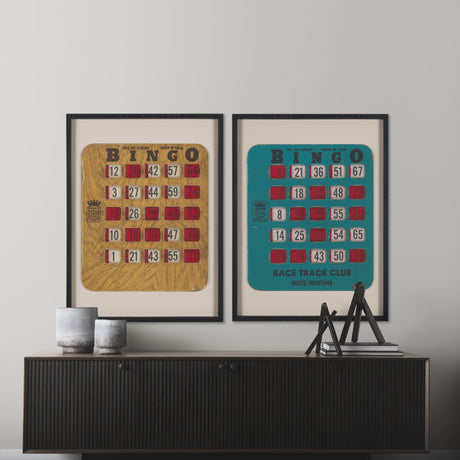 Chasing Numbers II by Zap Studio a Framed Art Print Matted under Glass by Mercana at Eve Furniture