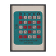 Chasing Numbers II by Zap Studio a Framed Art Print Matted under Glass by Mercana at Eve Furniture