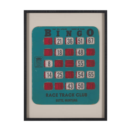 Chasing Numbers II by Zap Studio a Framed Art Print Matted under Glass by Mercana at Eve Furniture