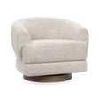 Chassia Dusty Beige Swivel Chair by Classic Home at Eve Furniture