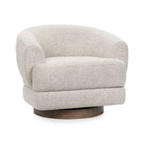 Chassia Dusty Beige Swivel Chair by Classic Home at Eve Furniture