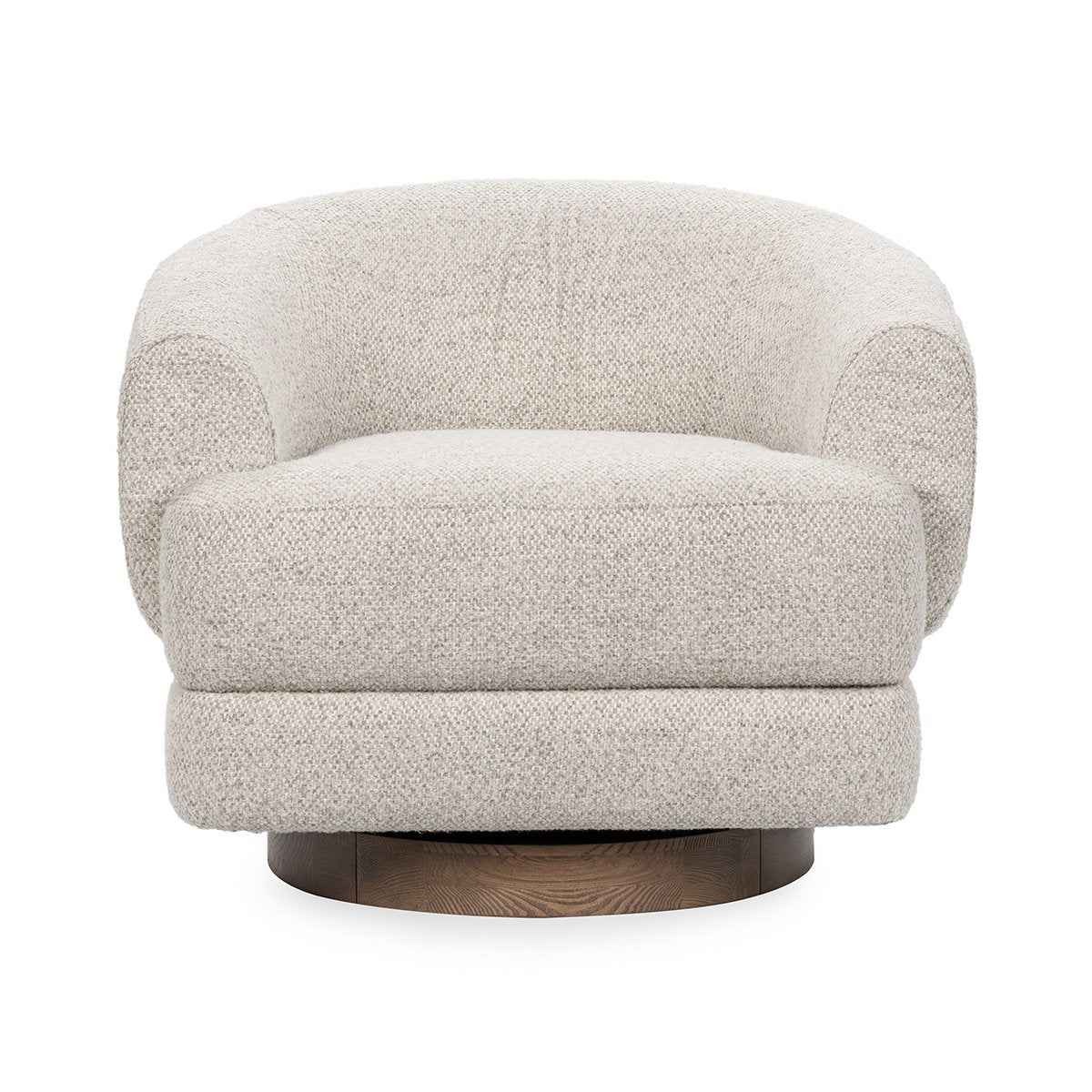 Chassia Dusty Beige Swivel Chair by Classic Home at Eve Furniture