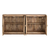 Chateau Brown Four-Door Sideboard by Crestview at Eve Furniture
