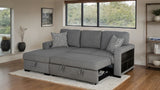 Chatham Gray Sleeper Sectional with Left Chaise