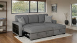 Chatham Gray Sleeper Sectional with Right Chaise