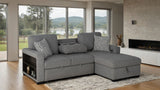 Chatham Gray Sleeper Sectional with Right Chaise
