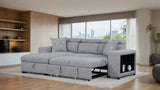 Chatteris Gray Left Chaise Sleeper Sectional