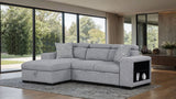 Chatteris Gray Left Chaise Sleeper Sectional