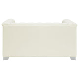 Chaviano Pearl White 4-Piece Upholstered Track Arm Sofa Set by Coaster at Eve Furniture