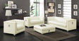 Chaviano Pearl White 4-Piece Upholstered Track Arm Sofa Set by Coaster at Eve Furniture