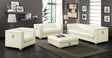 Chaviano Pearl White Upholstered Tufted Living Room Set by Coaster at Eve Furniture