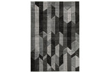 Chayse Black/Gray 5' x 6'7" Rug by Ashley at Eve Furniture