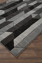 Chayse Black/Gray 5' x 6'7" Rug by Ashley at Eve Furniture