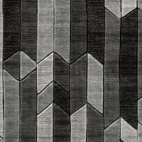 Chayse Black/Gray 5' x 6'7" Rug by Ashley at Eve Furniture