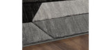 Chayse Black/Gray 5' x 6'7" Rug by Ashley at Eve Furniture