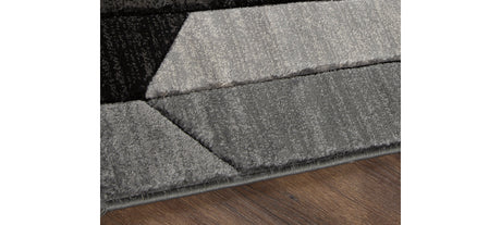 Chayse Black/Gray 5' x 6'7" Rug by Ashley at Eve Furniture