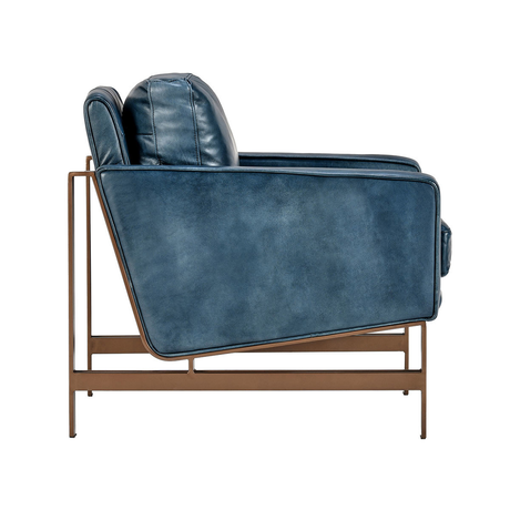 Chazzie Accent Chair - Ocean Blue by Classic Home at Eve Furniture