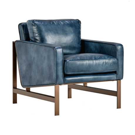 Chazzie Accent Chair - Ocean Blue by Classic Home at Eve Furniture
