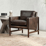 Chazzie Accent Chair - Truffle Brown by Classic Home at Eve Furniture
