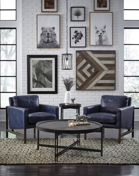 Chazzie Blue Club Chair by Classic Home at Eve Furniture