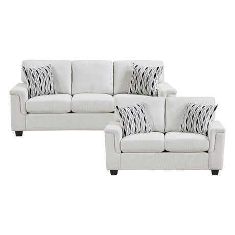 Chelsea Beige 2-Piece Living Room Set by Homelegance at Eve Furniture